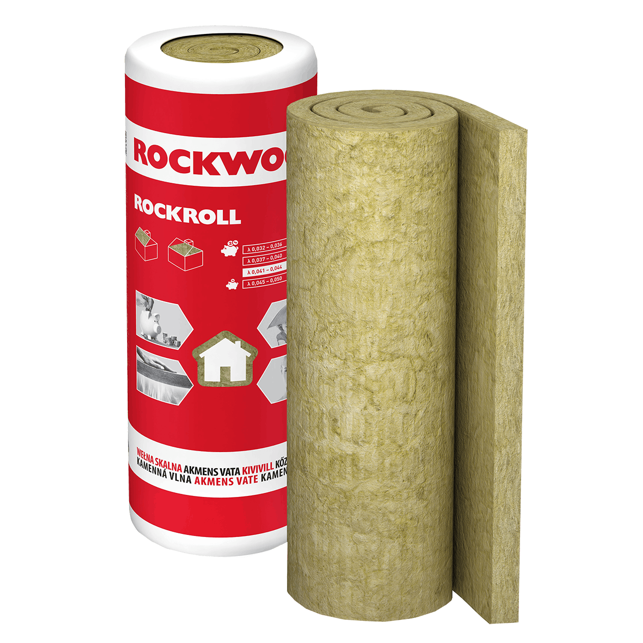 ROCKWOOL Rockroll akmens vate ruļļos