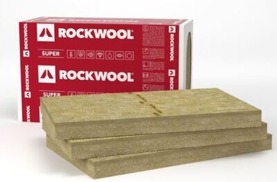 ROCKWOOL Frontrock Super (MAX E) Akmens vate plāksnēs fasādei