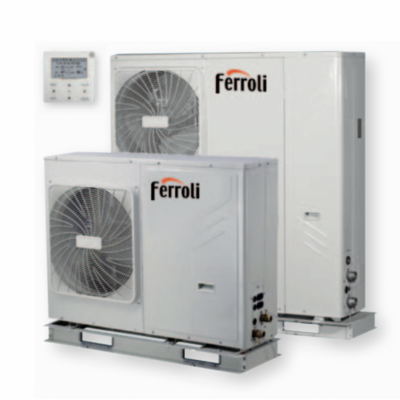 FERROLI siltumsūknis RVL-I PLUS 5, (4,6 Kw), gaiss-ūdens, kopējs modulis (āra)