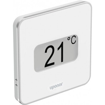 UPONOR Smatrix Wave D+RH T-169 bezvadu termostats ar displeju, balts, 1087816