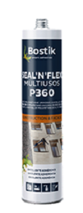 BOSTIK P360 SEAL'N'FLEX MULTI PURPOSE, Profesionālas kvalitātes poliuretāna hermētiķis ar augstu elastības moduli, 300ml
