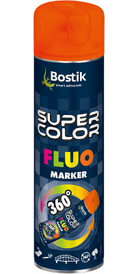 Den Braven SUPER COLOR FLUO MARKER, Fluoriscējoša marķēšanas krāsa aerosolā, 500ml