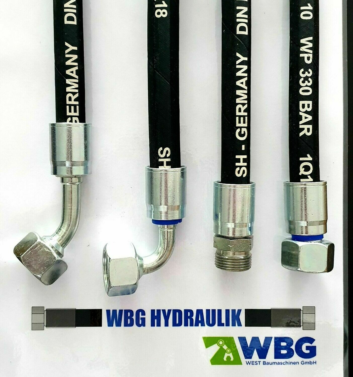 Hydraulikschlauch 2SC DN10-12L DKOL DKOL45 DKOL90 CEL Länge u. Anschluss wählbar