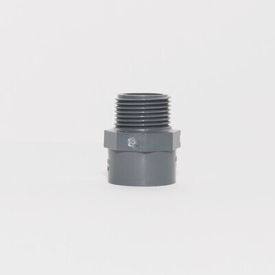 PVC Muffenübergangsnippel 1x Schraubgewinde aussen/Muffe 32 mm