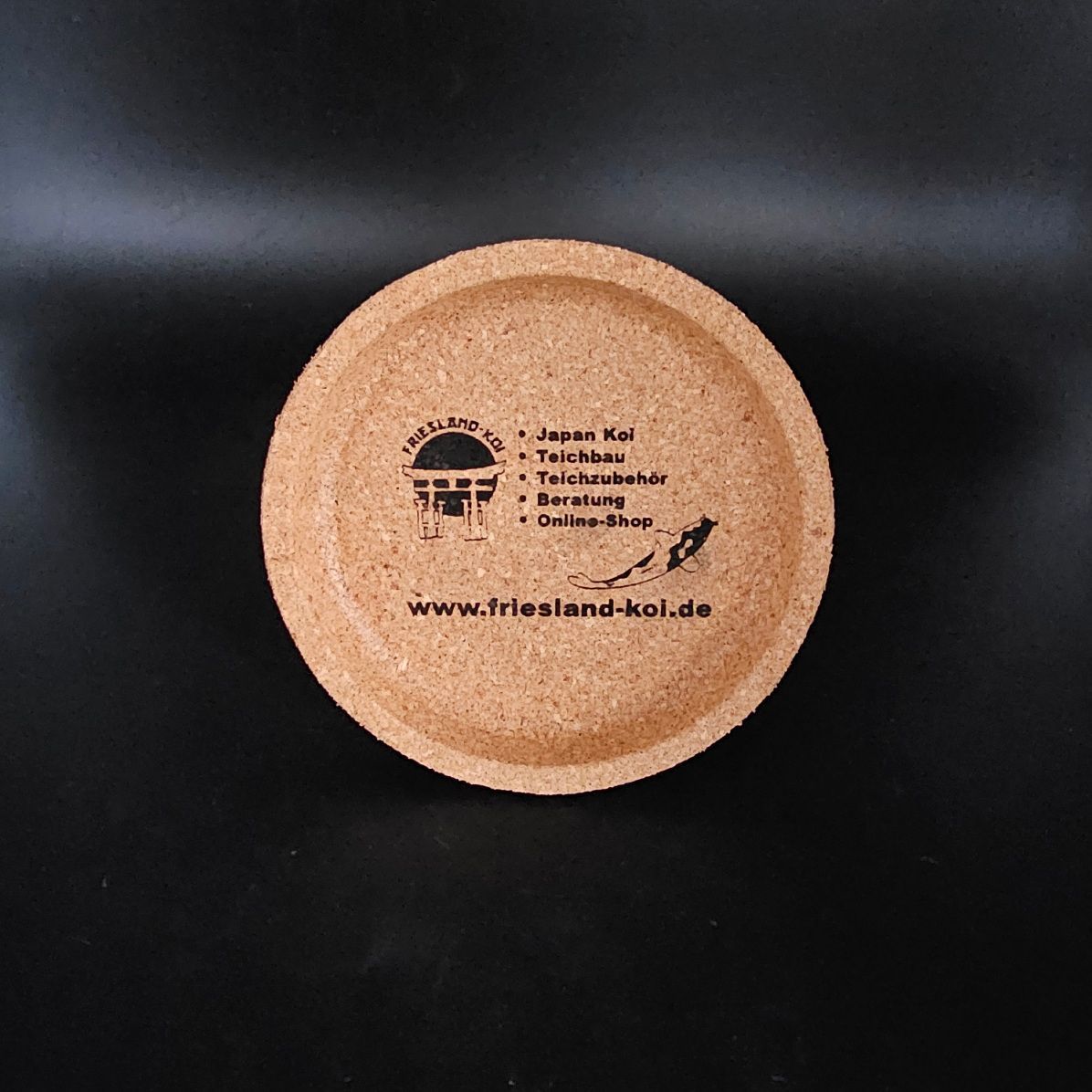 Untersetzer mit Logo gelasert