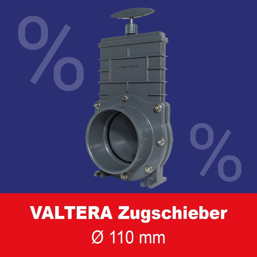 Zugschieber Valtera 110 mm
