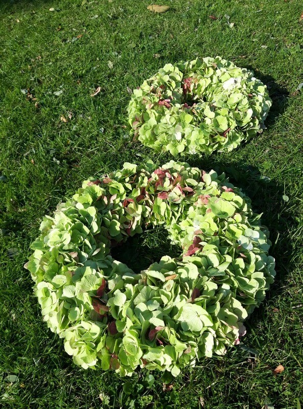 Hortensiakrans 35 cm Hortensiakrans 35 cm