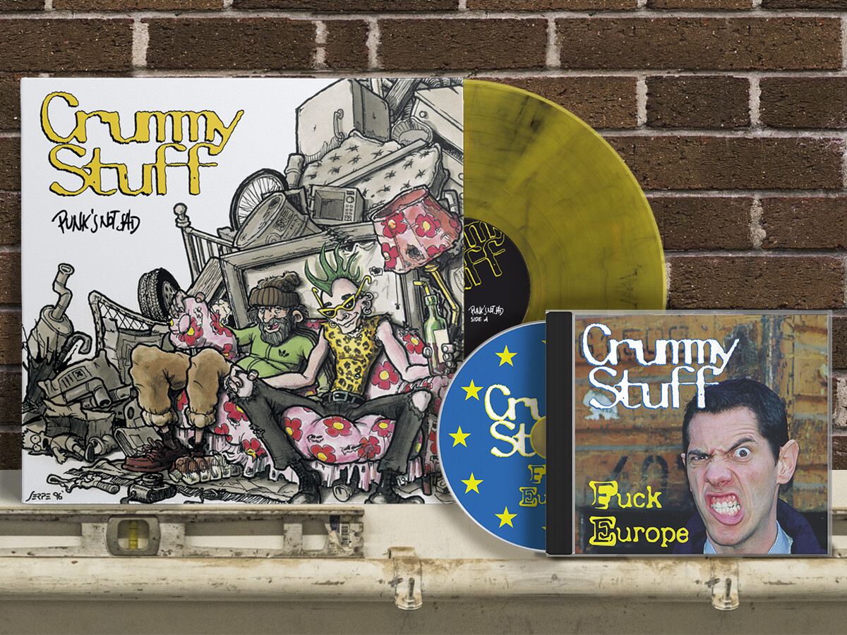Punk&#39;s Not Sad - LP 12&quot; Yellow Transparent Vinyl + Fuck Europe CD