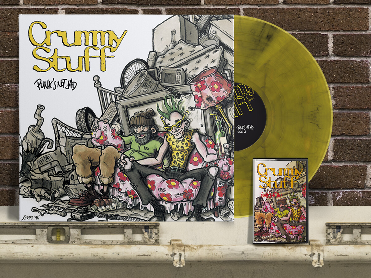 Punk&#39;s Not Sad - LP 12&quot; Yellow Transparent Vinyl + MC