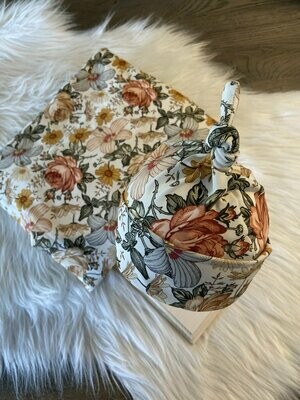 Knot mutsje vintage flower