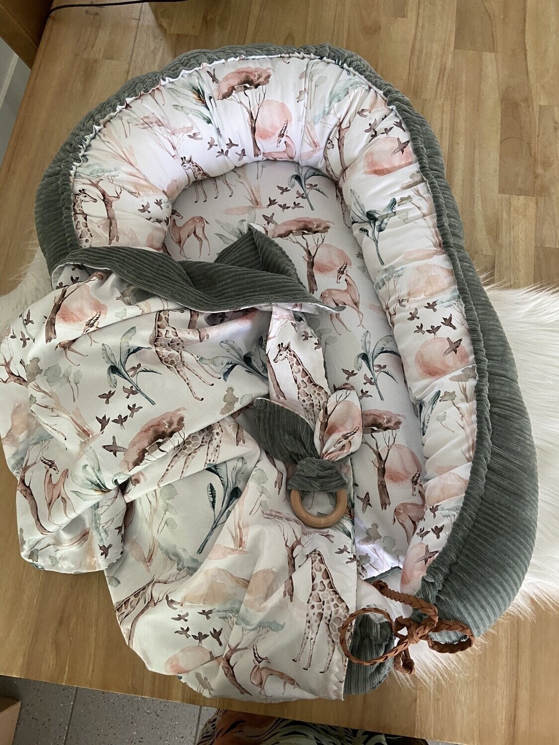 Babynest Safari rib velvet