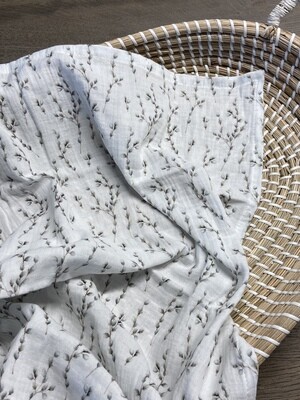 Swaddle hydrofiel wilgentakjes