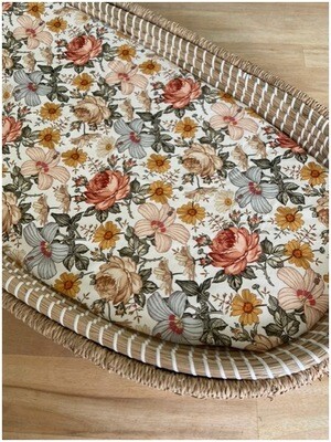 Hoes verschoonmand vintage flower