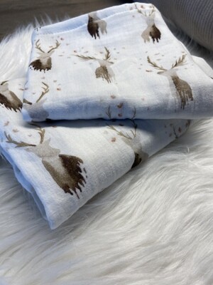 Swaddle hydrofiel rendier