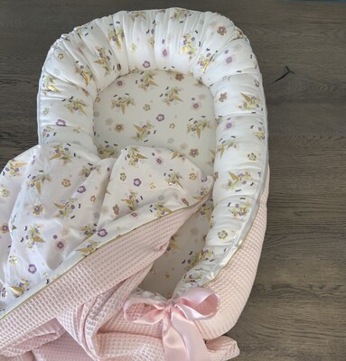 Babynest unicorn pink goud