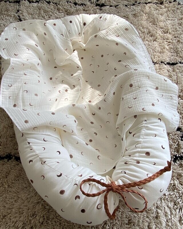 Voedingsdoek white moon
