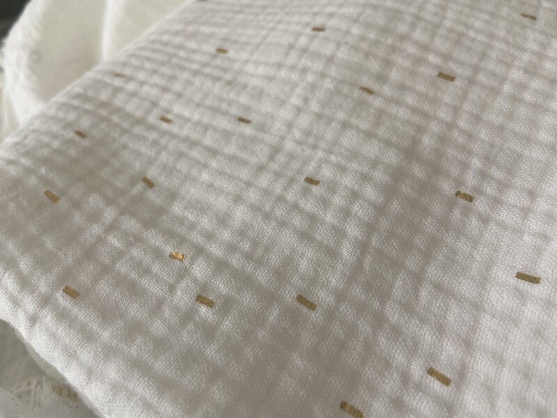 Swaddle hydrofiel gold stripe