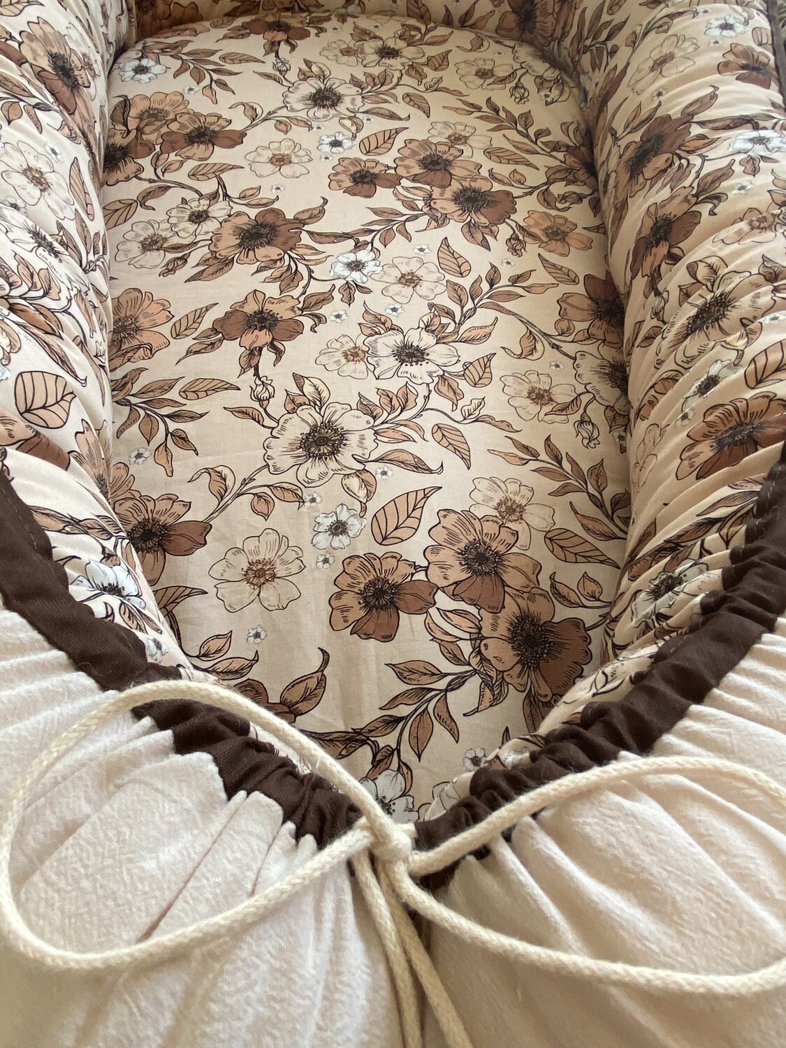 Babynest rustieke bloemen
