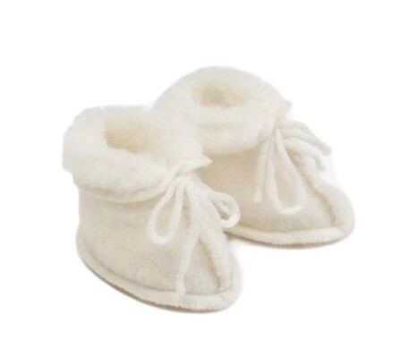 Baby newborn slofjes- merinowol