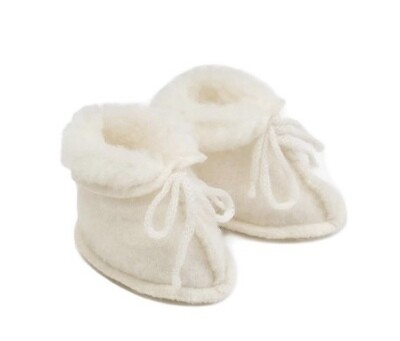 Baby newborn slofjes- merinowol