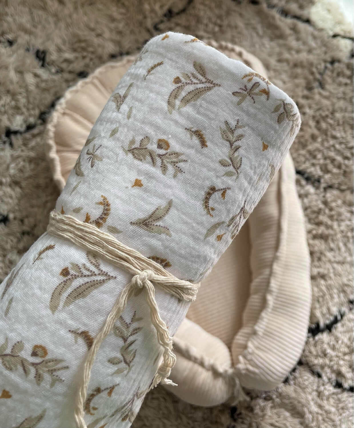 Swaddle hydrofiel twijg Olive Leaves