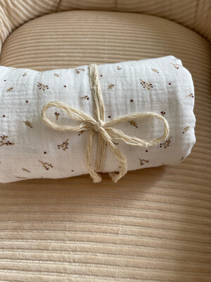 Swaddle hydrofiel besjes creme