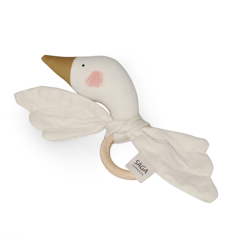 Sale: Knuffel Bijtring Knisper Gans Saga