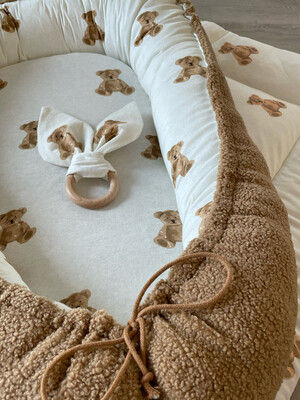 Set Teddy Beer nestje newborn