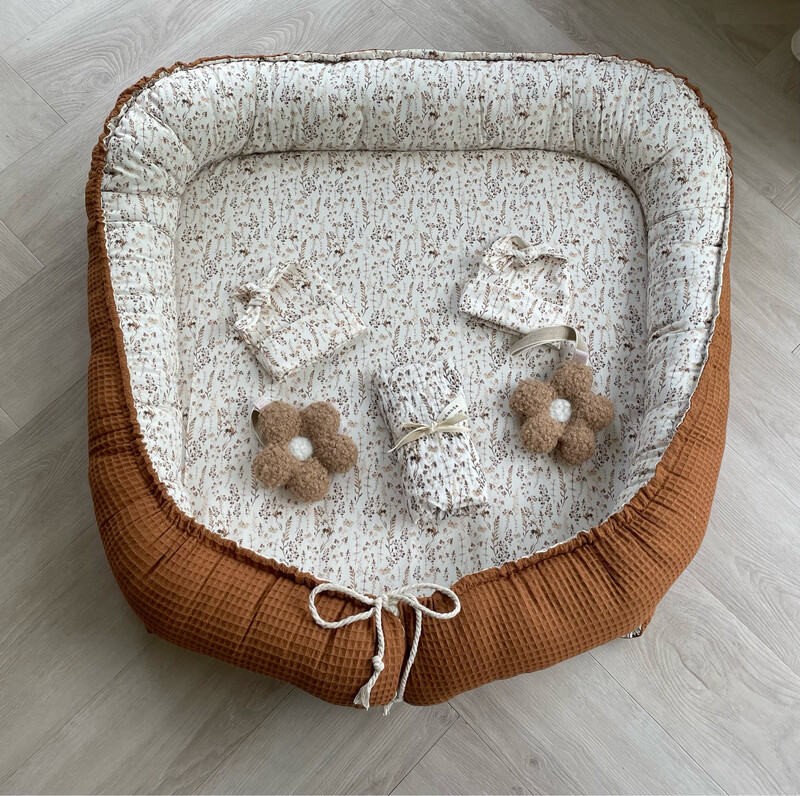 Tweelingnest Droogbloemen Sienna