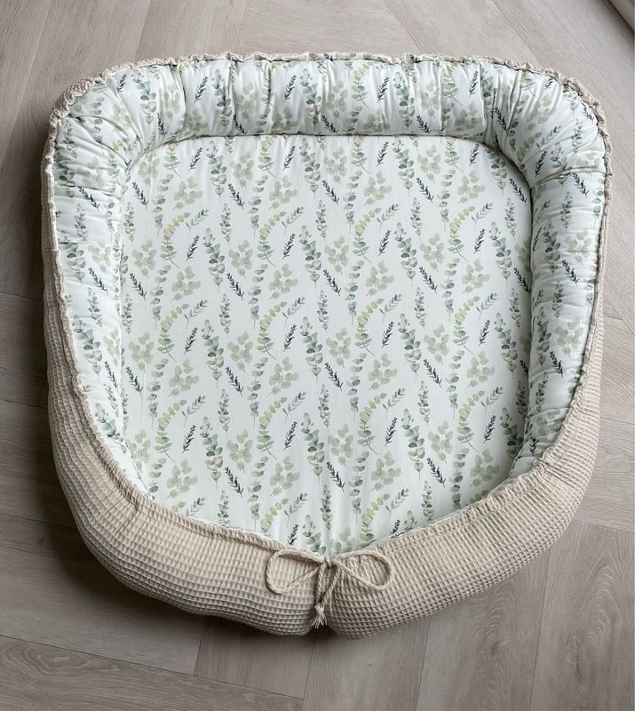 Tweeling babynest eucalyptus naturel