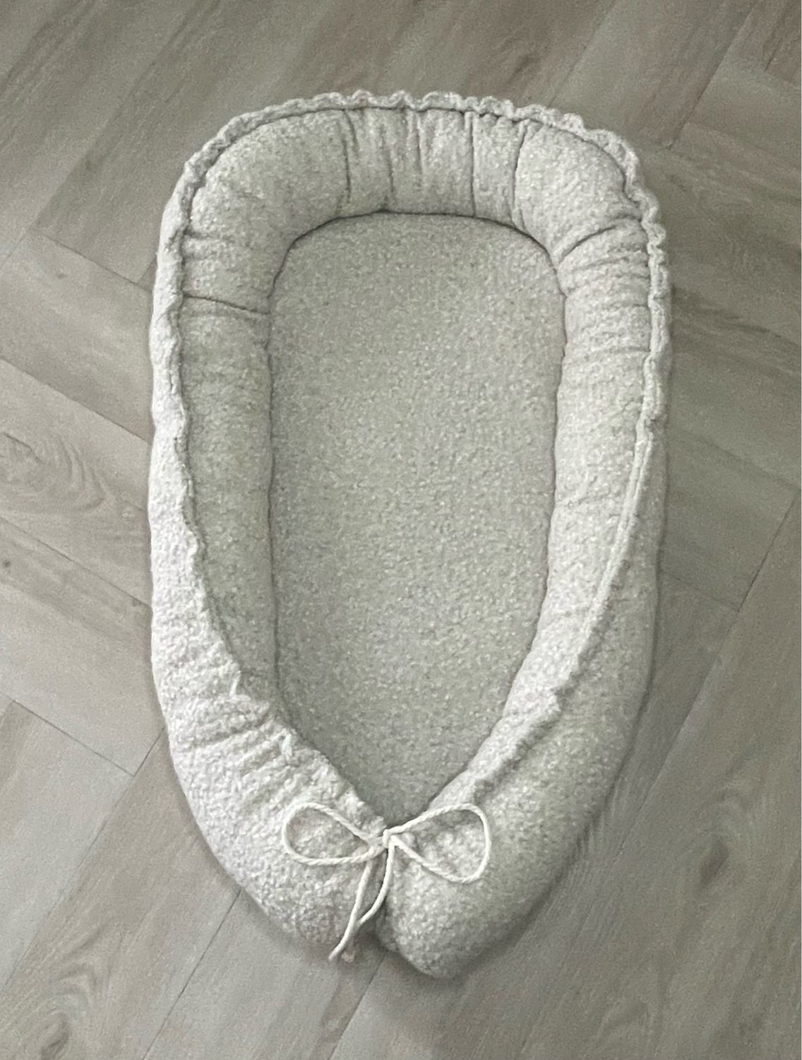 Babynest full bouclé beige melange