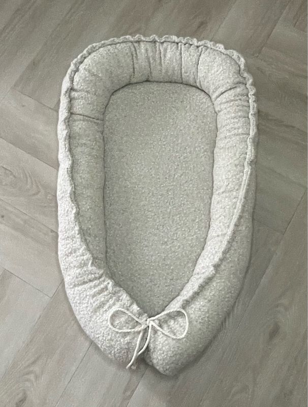 Babynest full bouclé beige melange