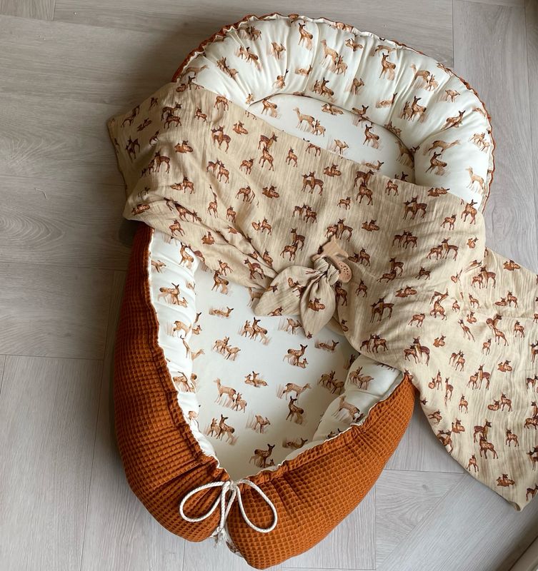 Swaddle hydrofiel hertjes