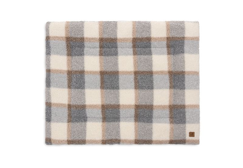 Boxkleed check bouclé