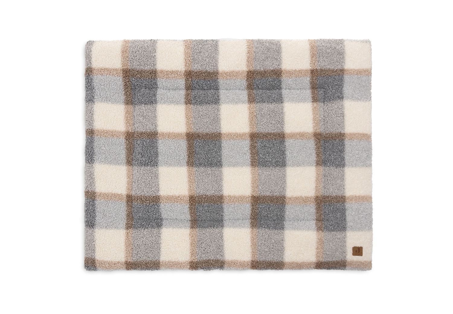 Boxkleed check bouclé
