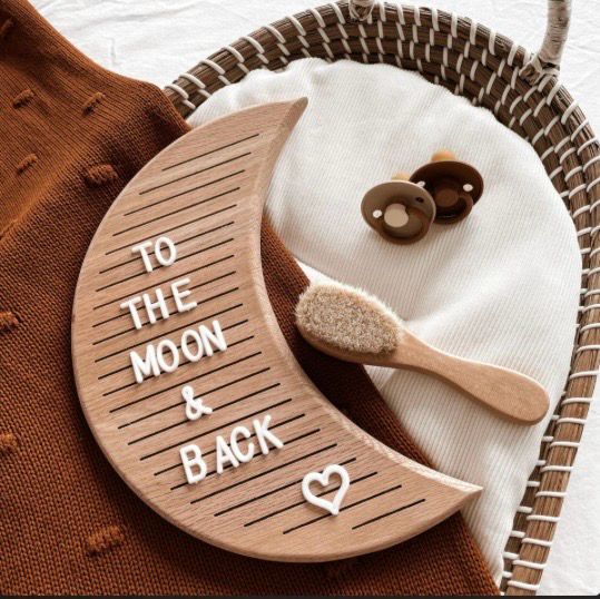 Letter bord Maan Luna
