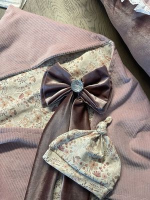 Fluwelen strik diamant