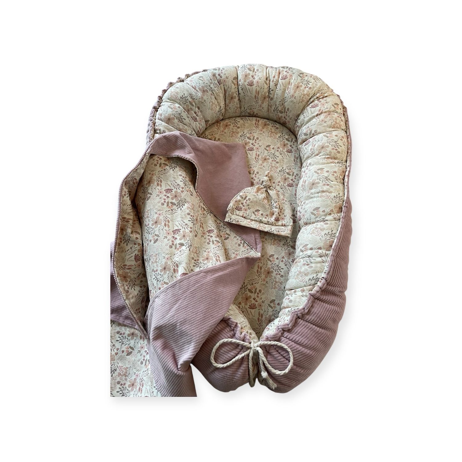 Babynest lieve bloemetjes