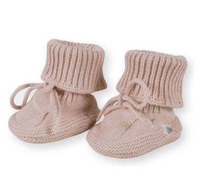 Booties Flower on mellow rose
