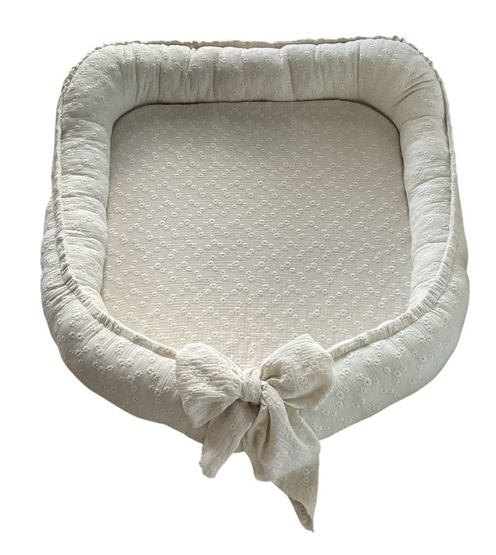 Tweelingnest full naturel embroidery