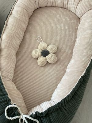 Babynestje rib khaki- beige