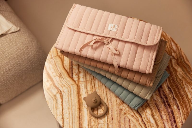 Hydrofiel collectie Jollein verschoonmatje en billendoekjes etui