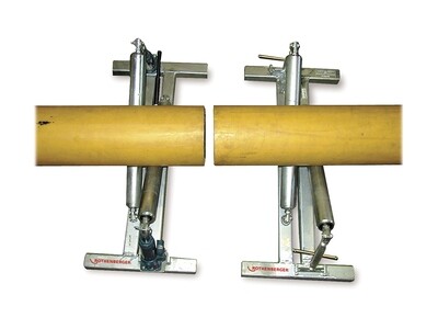 Роликовые гидравлические подпорки для труб до 1200 мм
