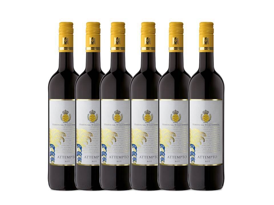 ATTEMPTO RED WINE CUVÉE DRY - Case of 6 bottles - 2018