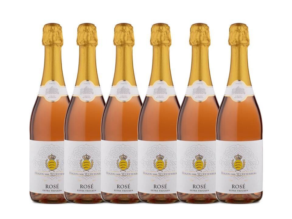Rosé- Sekt (Sparking Wine) - Extra Dry - Case of 6 bottles