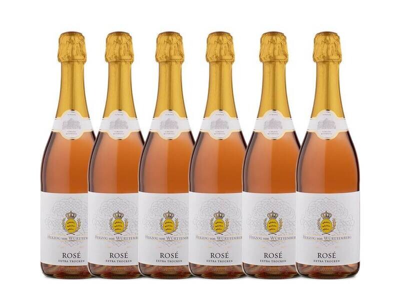 Rosé- Sekt (Sparking Wine) - Extra Dry - Case of 6 bottles