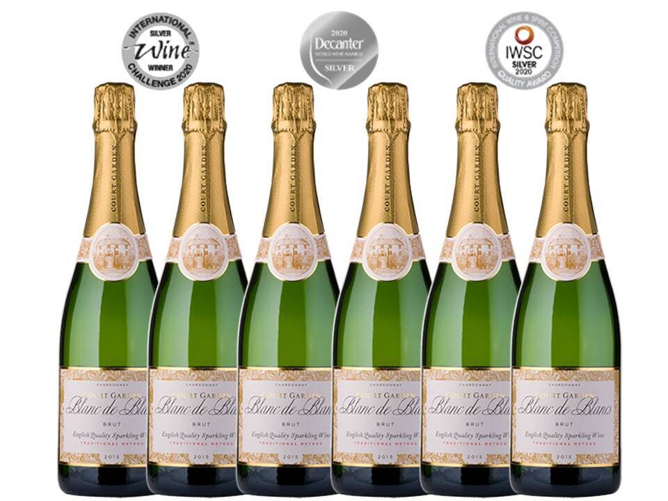 Court Garden Blanc de Blancs - 2015 - Case of 6 bottles