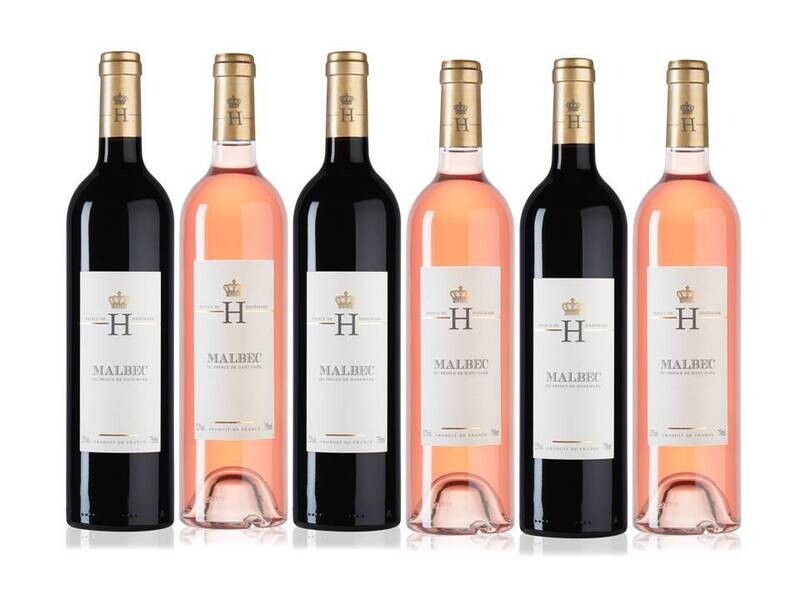 The Prince of Denmark's Malbec & Rosé - Mixed case of 6 bottles