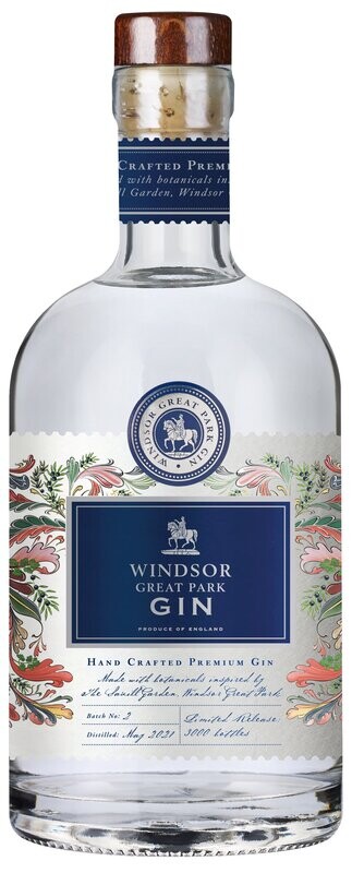 Windsor Great Park Vineyard Gin - 70 ml - Limited Edition 3,000 bottles