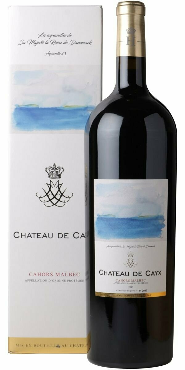 Château de Cayx - Queen's Watercolour - AOP Cahors - Red (Magnum - 1.5 litres) - Version 1 - 2015 (1500 ml)
